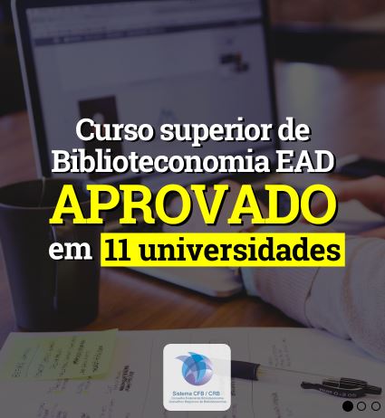 Curso de Biblioteconomia EaD aprovado em 11 universidades! – Mundo ...